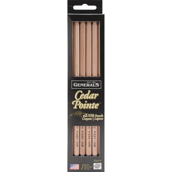 General Pencil Cedar Pointe Graphite Soft #2 Pencils 12/Pkg