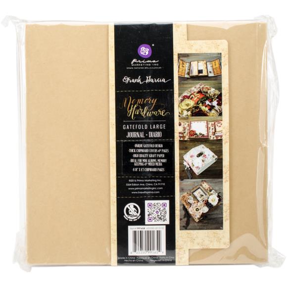 Prima Memory Hardware Chipboard Album 8.5"X8"