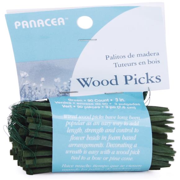 Panacea Wood Picks 3" 90/Pkg