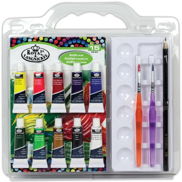 Royal & Langnickel® Acrylic Art Set 15/Pkg