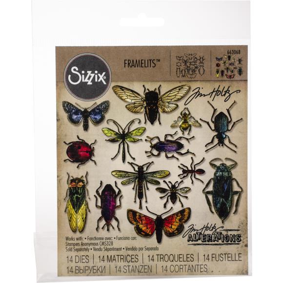 Sizzix Framelits Dies By Tim Holtz 14/Pkg