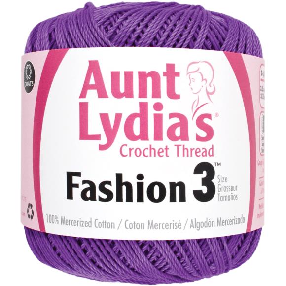 Aunt Lydia's Fashion Crochet Thread Size 3
