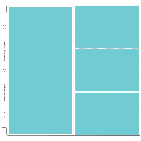 Doodlebug Page Protectors 12"X12" 25/Pkg