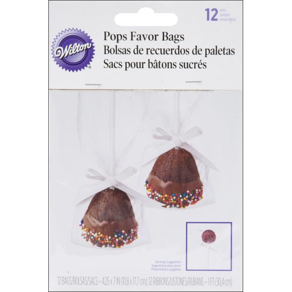 Wilton Pops Favor Bags 12/Pkg