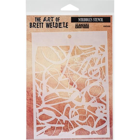 Brett Weldele Stencils 6.5"X4.5"