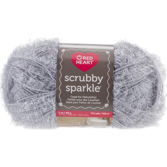 Red Heart Scrubby Sparkle Yarn