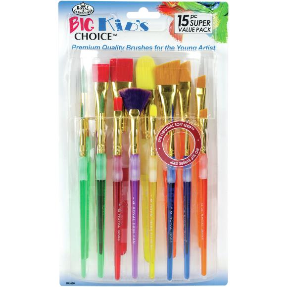Royal & Langnickel Big Kid's Choice Value Brush Set 15/Pkg