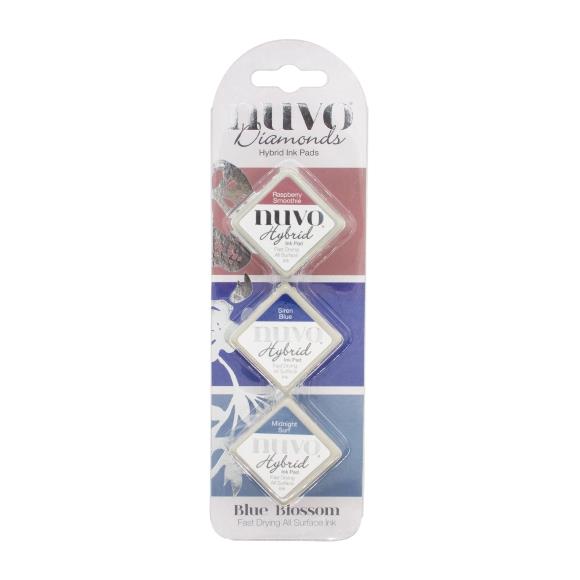 Nuvo Diamond Hybrid Ink Pads 3/Pkg