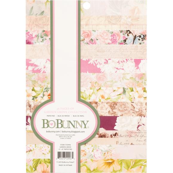 BoBunny Single-Sided Paper Pad 6"X8" 36/Pkg