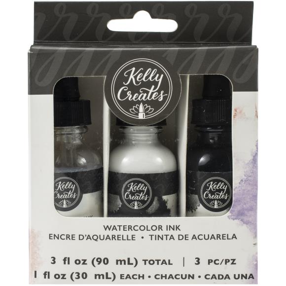 Kelly Creates Liquid Watercolor Set 3/Pkg