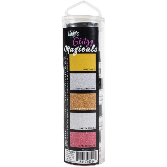 Lindy's Stamp Gang Flat Glitzy Magicals .25oz 5/Pkg