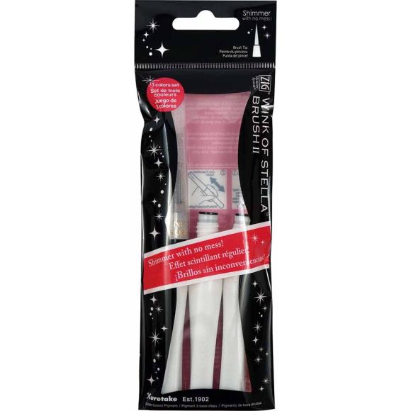 Zig Memory System Wink Of Stella Brush Marker & 2 Refills