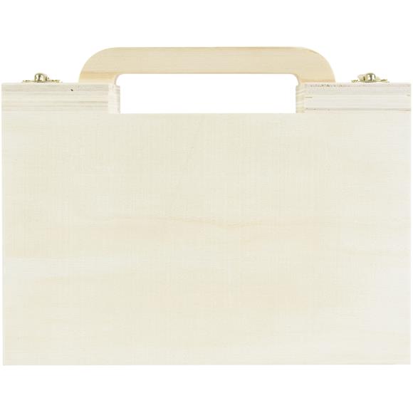 Multicraft Wood Storage Case With Handle