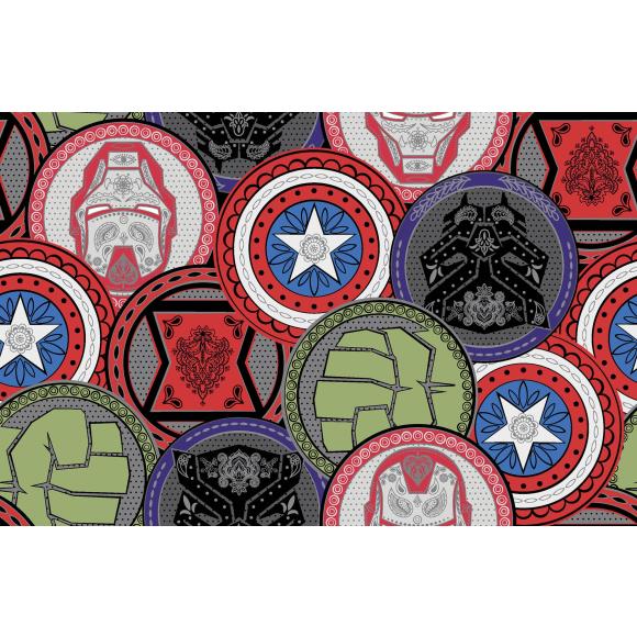 Springs Marvel Avengers Cotton 43/44"X15yd D/R