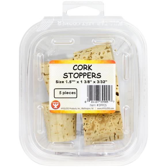 Hygloss Cork Stoppers 5/Pkg