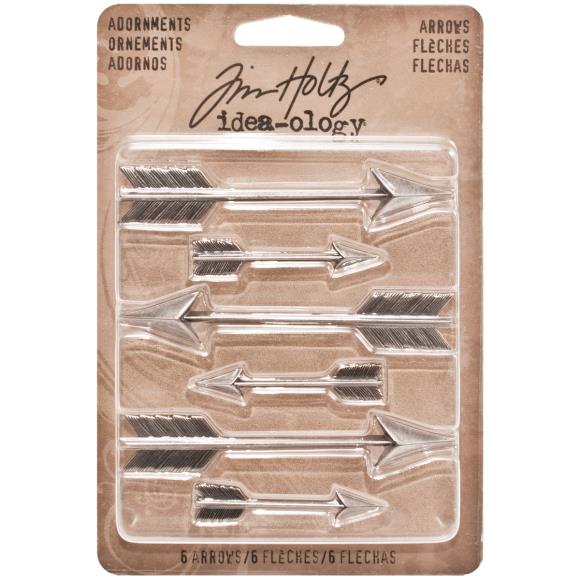Idea-Ology Metal Adornments 1.5" & 3" 6/Pkg