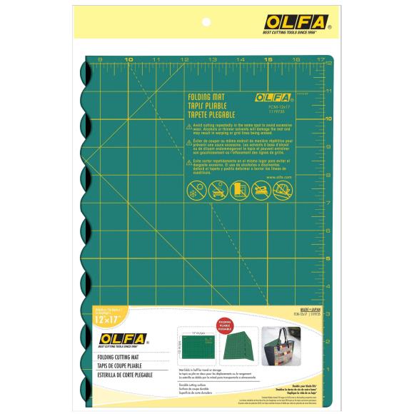 OLFA Folding Cutting Mat 12"X17"