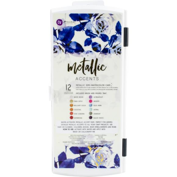 Prima Art Philosophy Metallic Accents Semi-Watercolor Paint