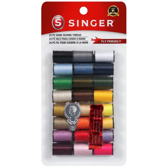 SINGER Polyester Thread 10yd 24/Pkg