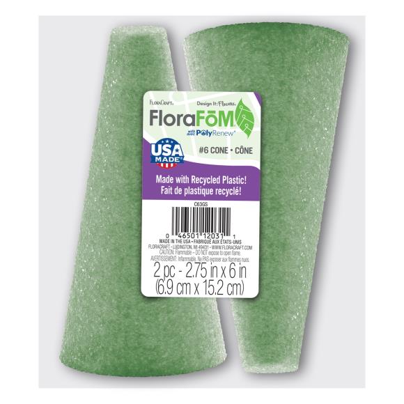 FloraCraft FloraFoM Cone 2/Pkg