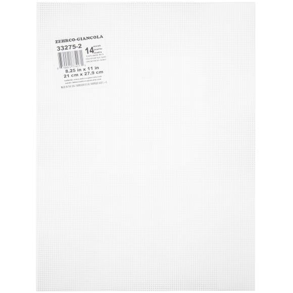Zehrco-Giancola Perforated Plastic Canvas 14 Count 8.25"X11"
