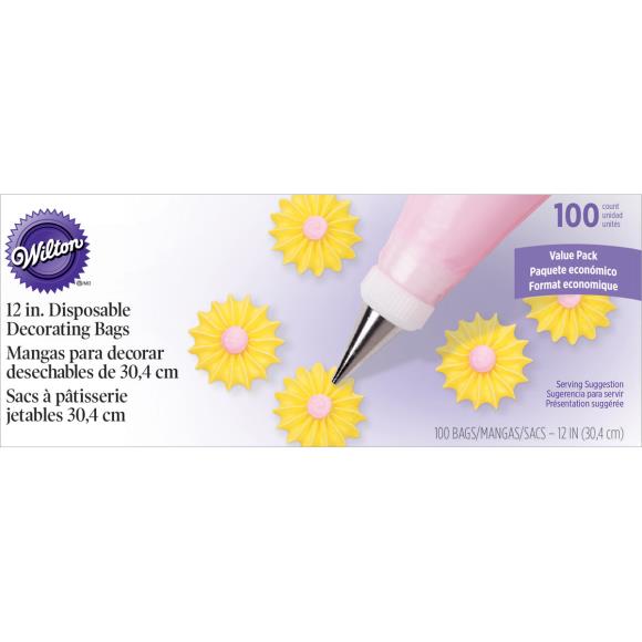 Wilton Disposable Decorating Bags 100/Pkg