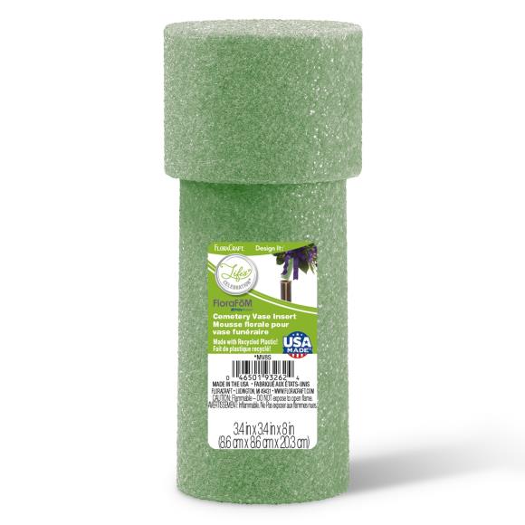 FloraCraft FloraFoM Memorial Vase Insert Bulk Pack