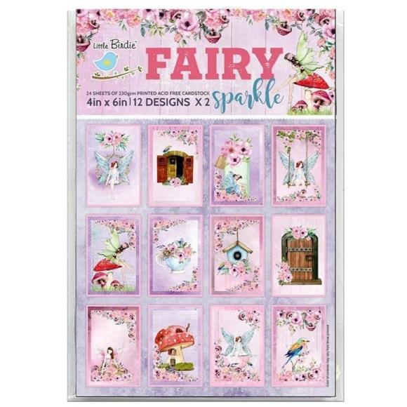 Little Birdie Journaling Cards 4"X6" 24/Pkg