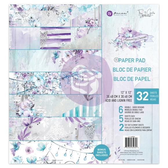 Prima Marketing Double-Sided Paper Pad 12"X12" 32/Pkg