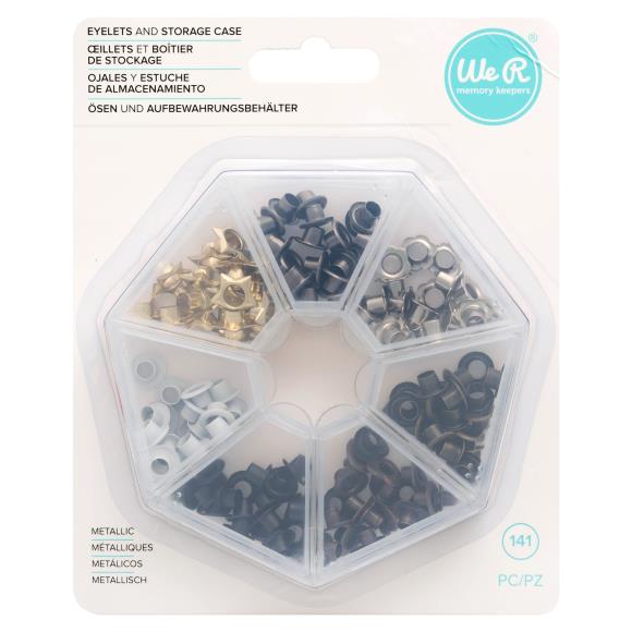 We R Eyelets W/Storage Case 140/Pkg