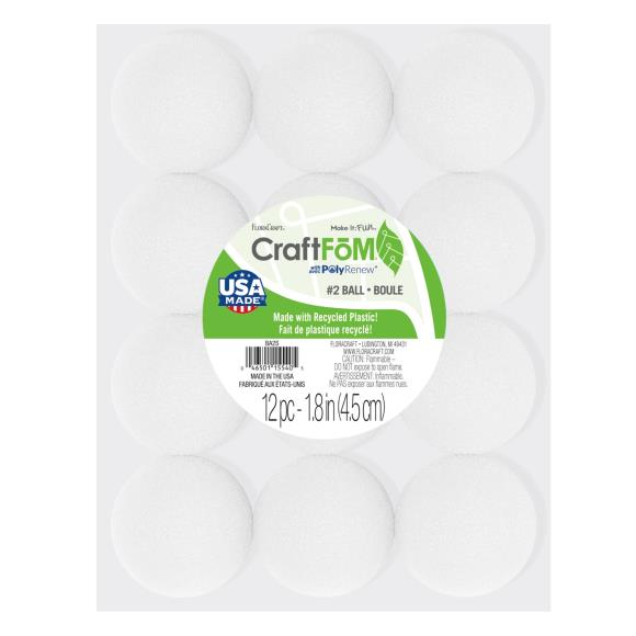 FloraCraft CraftFoM Ball 12/Pkg