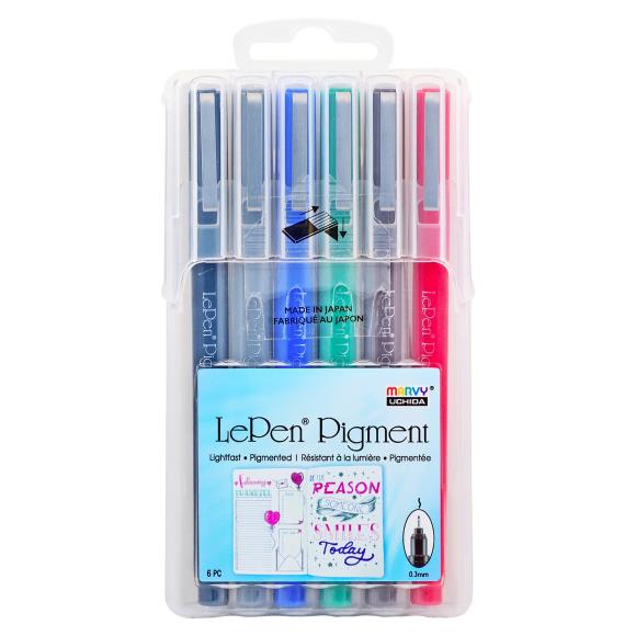 Uchida Le Pen Pigmented Set 6/Pkg