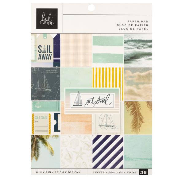Heidi Swapp Single-Sided Paper Pad 6"X8" 36/Pkg