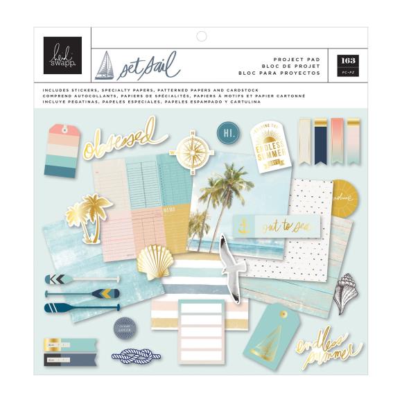 Heidi Swapp Set Sail Project Pad 12"X12"