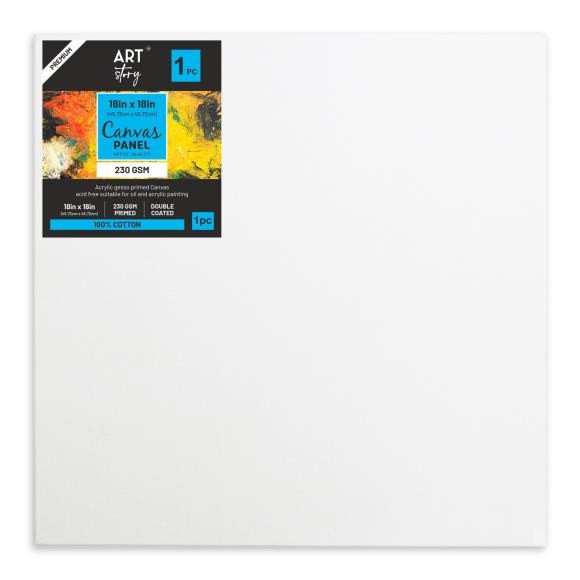 Little Birdie Canvas Panel MDF Board 18"X18" 1/Pkg