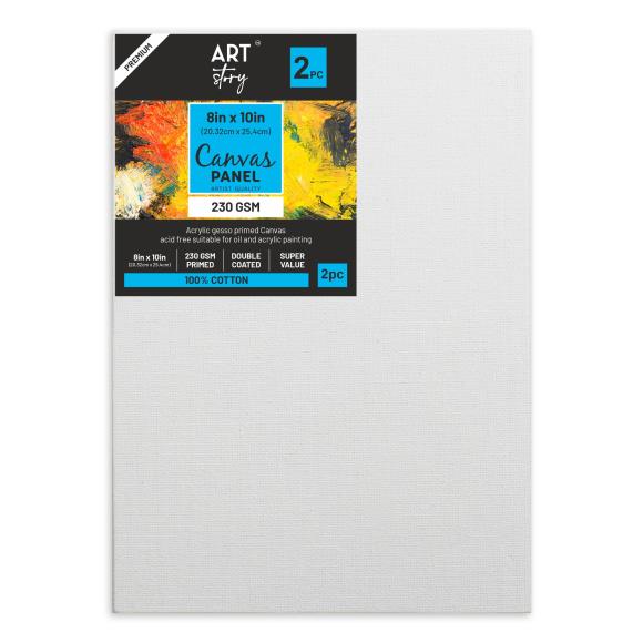 Little Birdie Canvas Panel MDF Board 8"X10" 2/Pkg