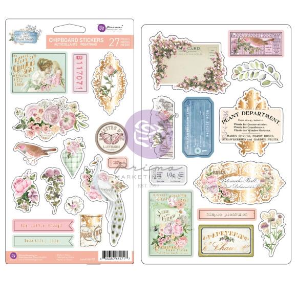 The Plant Department Chipboard Stickers 27/Pkg