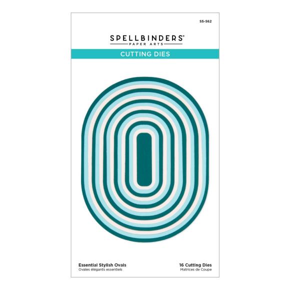 Spellbinders Etched Dies From The Stylish Ovals Collection