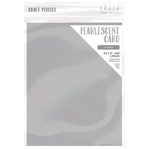 Craft Perfect Pearlescent Cardstock 8.5"X11" 5/Pkg