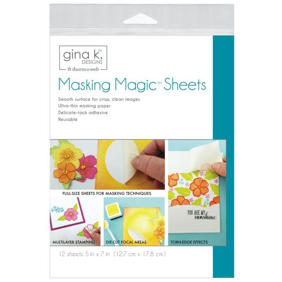 Gina K Designs Masking Magic Sheets 5"X7"