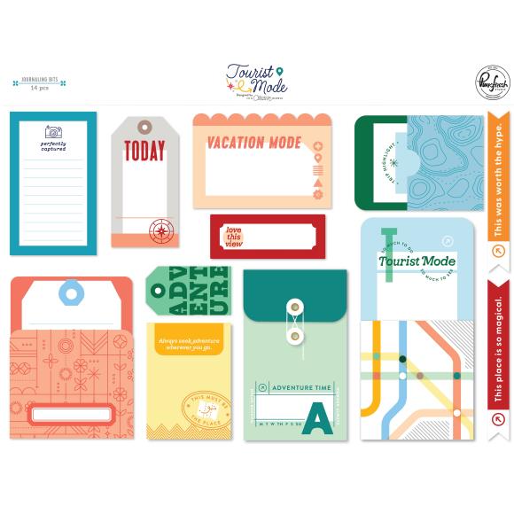 Pinkfresh Journaling Bits 14/Pkg