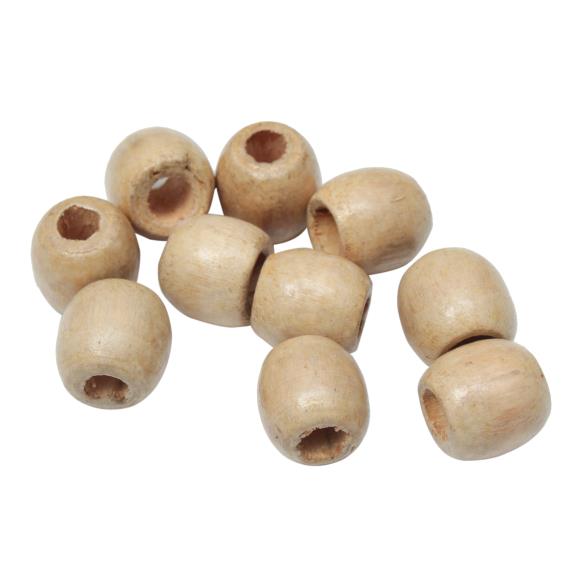 Little Birdie Wooden Beads Oval Polished 10/Pkg