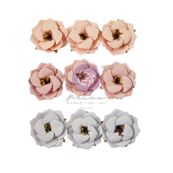 Prima Marketing Paper Flowers 9/Pkg