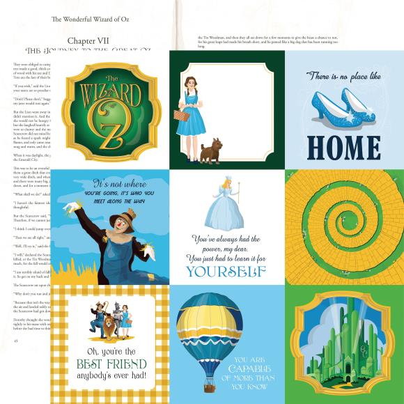 Wizard Of Oz Double-Sided Cardstock 12"X12"