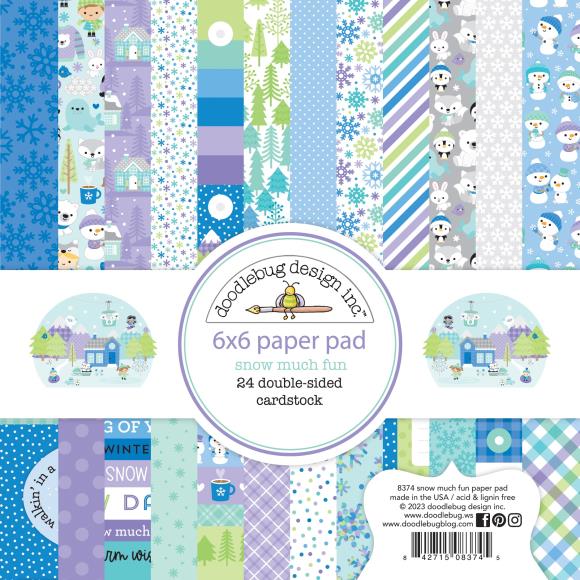 Doodlebug Double-Sided Paper Pad 6"X6"