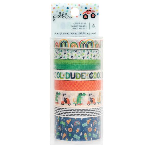 Pebbles Cool Boy Washi Tape
