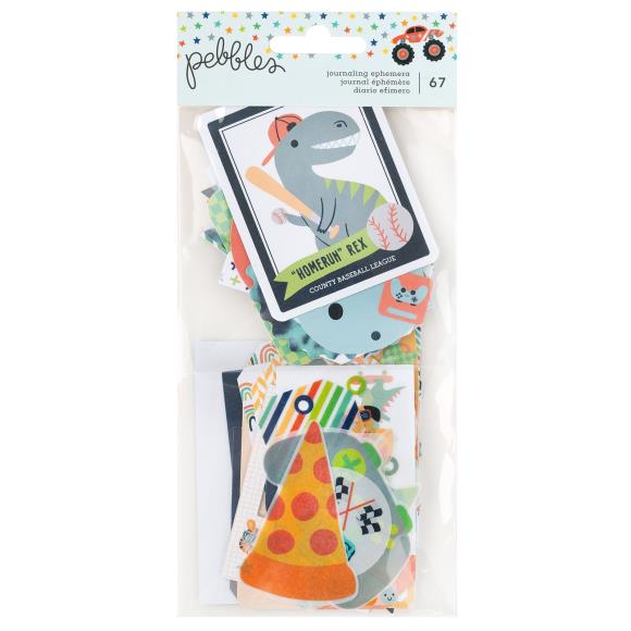 Pebbles Cool Boy Ephemera Die-Cuts 67/Pkg