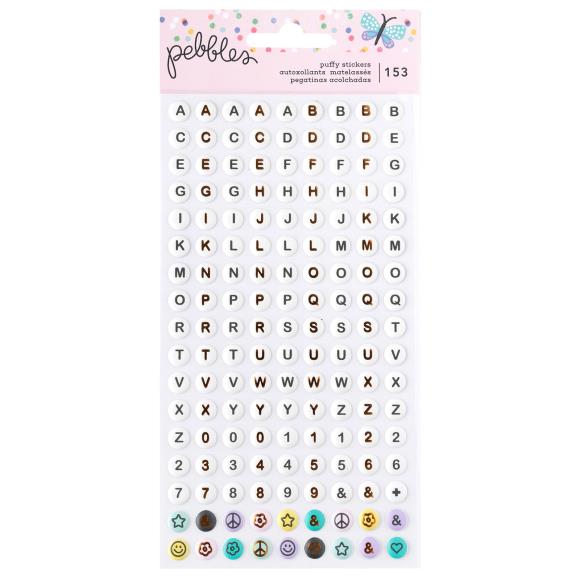Pebbles Cool Girl Puffy Stickers 153/Pkg