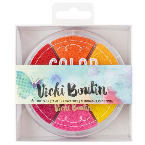 Vicki Boutin Mixed Media Ink Stamp Pads 6/Pkg