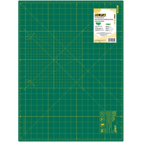 OLFA Double-Sided Self-Healing Rotary Mat 18"X24"